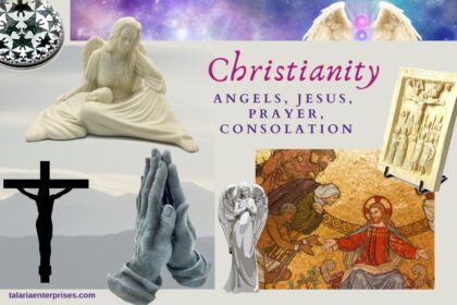 christian art, angels faith prayer