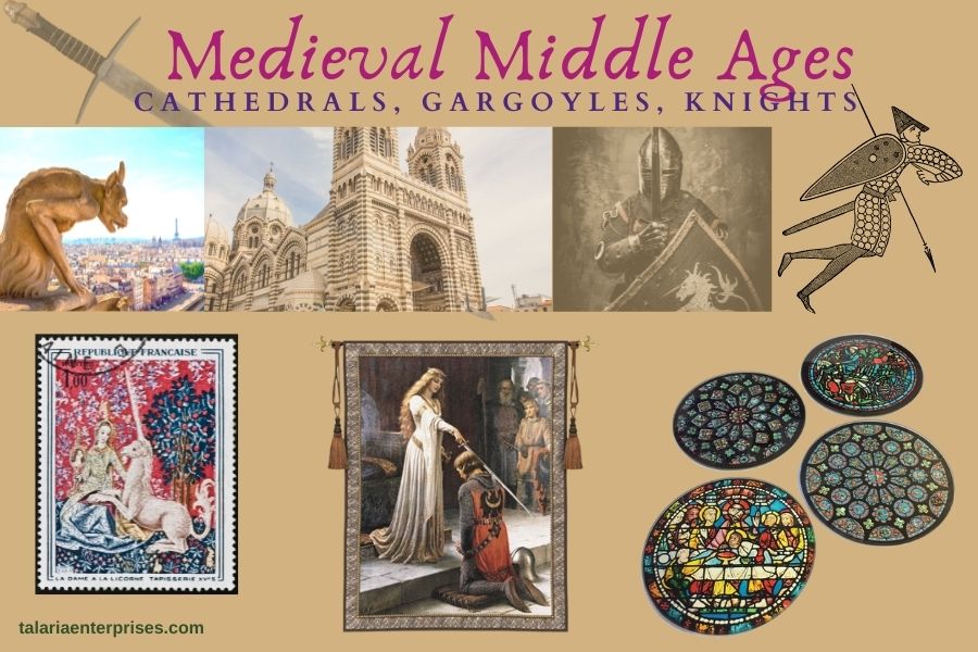 Medieval Art Gargoyles Cathedrals Knights