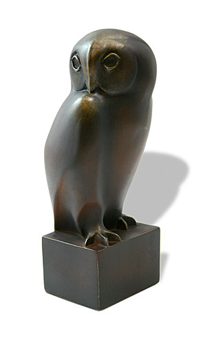 pompon owl statue