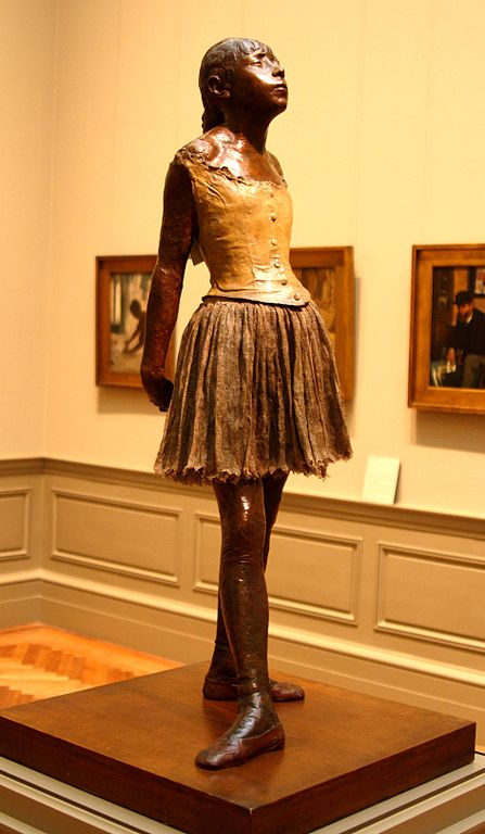 Dancer sculpture by Degas at the Met Museum