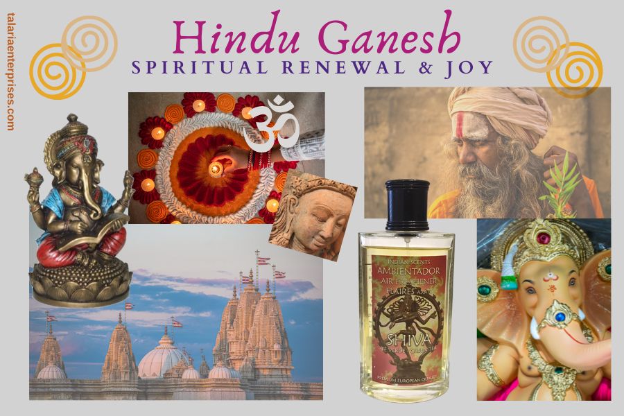Hindu Spiritual Renewal Ganesh Lakshmi