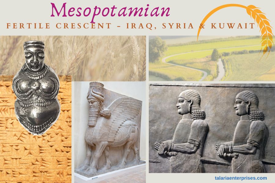 mesopotamian art fertile crescent iraq syria kuwait